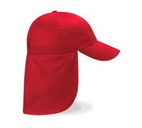 Beechfield Kids Cappellino Baseball Con Protezione Solare Taglio Legionnaire