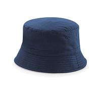 Beechfield Nero Grigio Blu Bianco Verde Beige Reversibile Cotone Twill Sacca Hat