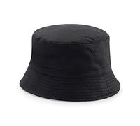 Beechfield Nero Grigio Blu Bianco Verde Beige Reversibile Cotone Twill Sacca Hat