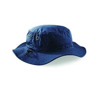 Beechfield Nero Grigio Navy Verde Cargo Secchio Cappello Con Polsino Fodera