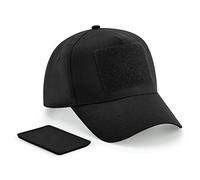 Beechfield Patch Rimovibile 5 Pannello cap Cappellino, Nero, Taglia Unica Unisex-Adulto