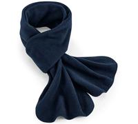Beechfield Sciarpa In Fleece Di Poliestere Riciclato Nera Blu O Grigia