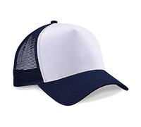 Beechfield Snapback Trucker taglia unica French Marinblau / Weiß Taglia unica