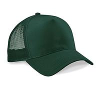 Beechfield Snapback Trucker taglia unica verde scuro Taglia unica