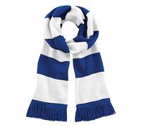Beechfield Stadium Scarf, Sciarpa Unisex - Adulto, Multicolore (Bright Royal/White 00), Taglia unica
