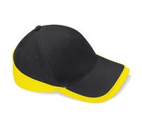 Beechfield Teamwear Cappellino Baseball in Cotton Twill Spazzolato 100%