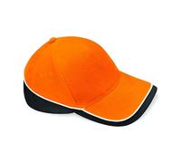Beechfield Teamwear Cappellino Baseball in Cotton Twill Spazzolato 100%