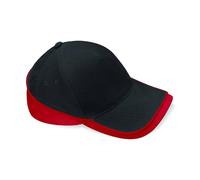 Beechfield Teamwear Cappellino Baseball in Cotton Twill Spazzolato 100%