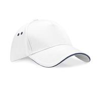 Beechfield Ultimate Contrast Colour Cotton Drill Baseball Sports Golf Cap Hat