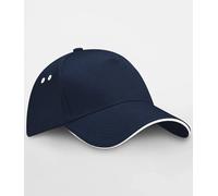 Beechfield Ultimate Contrast Colour Cotton Drill Baseball Sports Golf Cap Hat