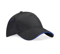 Beechfield Ultimate Contrast Colour Cotton Drill Baseball Sports Golf Cap Hat