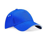 Beechfield Ultimate Contrast Colour Cotton Drill Baseball Sports Golf Cap Hat