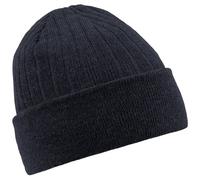 Beechfield Unisex B447.DGP Thinsulate Beanie, Nero, Taglia Unica