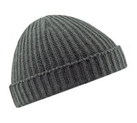 Beechfield Retro Trawler Winter Beanie Hat Cappellino da Baseball, Grigio (Grigio Fumo), Taglia Unica Unisex-Adulto