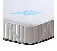 Beedsooth Coprimaterasso 100x200 cm Impermeabile Flanella Top, Copri Materasso Lavabile, 4 Angoli Elastici