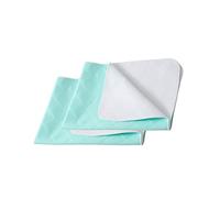 Beedsooth Set di 2 Traversa Impermeabile, Ad alta assorbenza, Traverse lavabili Adatti per Bebè Bambini Adulti Animale Domestico - Verde, 70x90cm