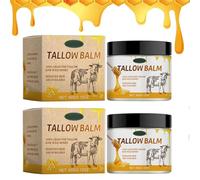 Beef Tallow Cream - Crema idratante viso con - Tallow and Honey Cream, balsamo organico per manzo Tallow Balm for Face Moisturizer with Raw Wild Honey, Natural Beef Tallow Lotion for Skin Care