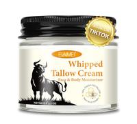 Beef Tallow Face Cream 60g, Crema viso e corpo al sego di manzo nutrito con erba, idrata e nutre in profondità la pelle secca, trattamento viso e corpo al 100% naturale e biologico