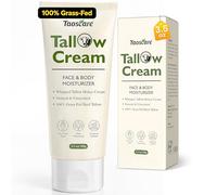 Beef Tallow for Skin, 100% Grass-Fed Whipped Tallow Balm - Organic Idration for Face & Body - Deep Hydration for Dry & Sensitive Skin - Natural Tallow Cream