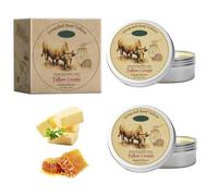 Beef Tallow, sebo di manzo per pelle, crema di sebo e miele, balsamo di sebo di manzo biologico come crema idratante per il viso con miele selvatico crudo come balsamo multiuso per la cura della pelle