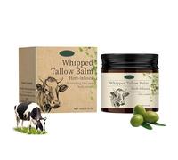Beef Tallow Skincare, Balm Body Butter con olio d'oliva infuso - Idratante sego di manzo Bio Care Crema per la cura profonda, Beef Tallow Skincare per il corpo (1 pezzo, extra largo)