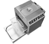 BEEFBOX TWIN 2.0 - XXL 850 °C griglia con 2 x 4,2 kW - completamente in acciaio inox - smontabile - accensione elettronica - zona di mantenimento del calore integrata