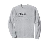 Beefcake Orso Definizione Gay Divertente Queer retrò Orgoglio Umorismo Felpa
