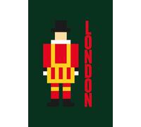 Beefeater Pixel Art Notepad - Ideal for a Travel Diary