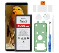 Beefix Batteria per Samsung Galaxy Note 9 | 4000 mAh ad alta capacità, chip intelligente per una maggiore durata, sicurezza, set di attrezzi professionale con