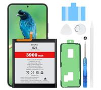 Beefix Batteria per Samsung Galaxy S23 SM-S911B, 3900mAh batteria di ricambio ad alta capacità per Galaxy S23 EB-BS912ABY con strumenti di riparazione professionali