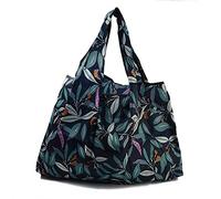 BEEFLYING 3 pezzi Borsa per la spesa riutilizzabile pieghevole Borse per la spesa lavabili in nylon per generi alimentari Heavy Duty con custodia (Motivo floreale)