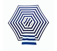 BEEGMA Telo di Ricambio per Ombrellone 200/250/270/300cm-6 Stecche Tettoia di Ricambio per Ombrellone Copertura di Ricambio per Ombrellone Giardino e Patio(Color:Blue Bar,Size:300cm/10FT)