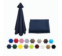 BEEGMA Tettoia di Ricambio per Ombrellone Telo Ombrellone 6 Stecche 8 Stecche 2.0m/2.30m/2.70m/3.0m Copertura per Ombrellone da Giardino da Tavolo Patio (Color : Navy Blue, Size : 2.0m/6.5FT-6Ribs)
