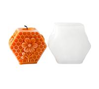 Beehive Candle Mold - Easy Release Reusable | Pillar Candle Casting Kit, Durable Silicone Mold For Beginners Professionals Children Home School Studio Crafting Workshops Gatherings Creative Çandle