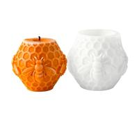Beehive Candle Mold - Reusable Crafting Art Silicone Mold For Beeswax Candle Making, Durablee Flexible Casting Tool Providing Detailed Honeycomb Shape Output | Easy Release Design Supporting Clean