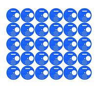 Beehive Door Entrance Disc, Plastic Round Exit Vent Gate for Beekeeping (Blu)