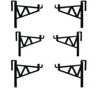 Beehive Frame Holder Bracket Rack 6pcs Set per apicoltori per mantenere la stabilità del telaio e semplificare il processo di gestione dell'alveare (nero)