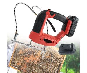 Beehive Frame Shaking Machine, shaker portatile per api con velocità regolabile 0-2700 giri/min, alimentato a batteria, adatto a telai larghi 25-30 mm, spessore ≤22 mm