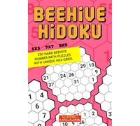 Beehive Hidoku: 250 Hard Beehive Number Path Puzzles with Unique Hex Grids