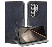 BEEJTUNY Cover Pelle per Doogee Note 56X/Doogee Note 56X Pro, Custodia Antiurto con Protezione RFID, Guscio di Chiusura Magnetica, Custodia Protettiva in TPU Inclusa.Nero