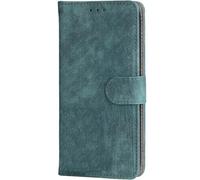 BEEJTUNY Cover Pelle per Doogee Note 59/Note 59 Pro/Note 59 Pro+, Custodia Antiurto con Protezione RFID, Guscio di Chiusura Magnetica, Custodia Protettiva in TPU Inclusa.Verde