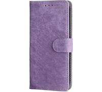 BEEJTUNY Cover Pelle per Doogee Note 59/Note 59 Pro/Note 59 Pro+, Custodia Antiurto con Protezione RFID, Guscio di Chiusura Magnetica, Custodia Protettiva in TPU Inclusa.Viola