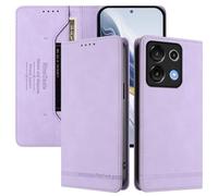 BEEJTUNY Custodia in Pelle per Cubot A40, Cover a Libro con Blocco RFID, Forte Magnete, Guscio a Portafoglio Antiurto Delicata. Viola