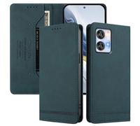 BEEJTUNY Custodia in Pelle per Oukitel C35/C36, Cover a Libro con Blocco RFID, Forte Magnete, Guscio a Portafoglio Antiurto Delicata. Verde scuro