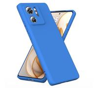 BEEJTUNY Custodia per Motorola Moto Edge 40 in Silicone, Cover Bumper Protettiva [Anti-Impronte, Anti-Shock], Custodia Morbida e Sottile，Case Robusta. Blu