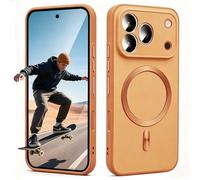 BEEJTUNY Custodia Per Realme 16 PRO PLUS 5G, Cover Con Anello Metallico Integrato Compatibile Con Accessori Magnetici, Supporta Ricarica Wireless.Arancione