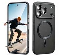 BEEJTUNY Custodia Per Tecno Camon 50 PRO 4G/5G/Camon 50 Ultra, Cover Con Anello Metallico Integrato Compatibile Con Accessori Magnetici, Supporta Ricarica Wireless.Nero