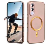 BEEJTUNY Custodia Per Vivo V70 FE 5g, Cover Con Anello Metallico Integrato Compatibile Con Accessori Magnetici, Supporta Ricarica Wireless.Rosso