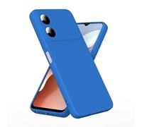 BEEJTUNY Custodia per ZTE Blade A34 in Silicone, Cover Bumper Protettiva [Anti-Impronte, Anti-Shock], Custodia Morbida e Sottile，Case Robusta. Blu