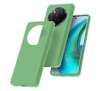 BEEJTUNY Custodia Silicone per Honor Magic7 Lite/Magic 7 Lite/Honor X9C, Protettiva Cover Silicone Liquido, Anti Impronte, Anti Sbiadimento, Sottile Custodia Antiurto. Verde Menta